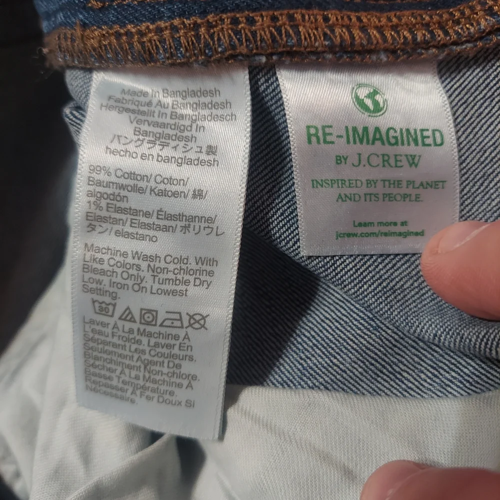 J.Crew Men's Straight-Fit Jean in Signature Flex 34x36 Used Good Condition